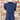 Carley Top in Navy-112 - Woven Top S/S (Dec - May)-Little Bird Boutique