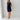Apricot Tetra Button Down Dress in Navy