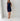 Apricot Tetra Button Down Dress in Navy