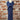 Nora Two Piece Sweater and Skirt Set in Navy and White-160 Jumpsuits/ Rompers-Little Bird Boutique