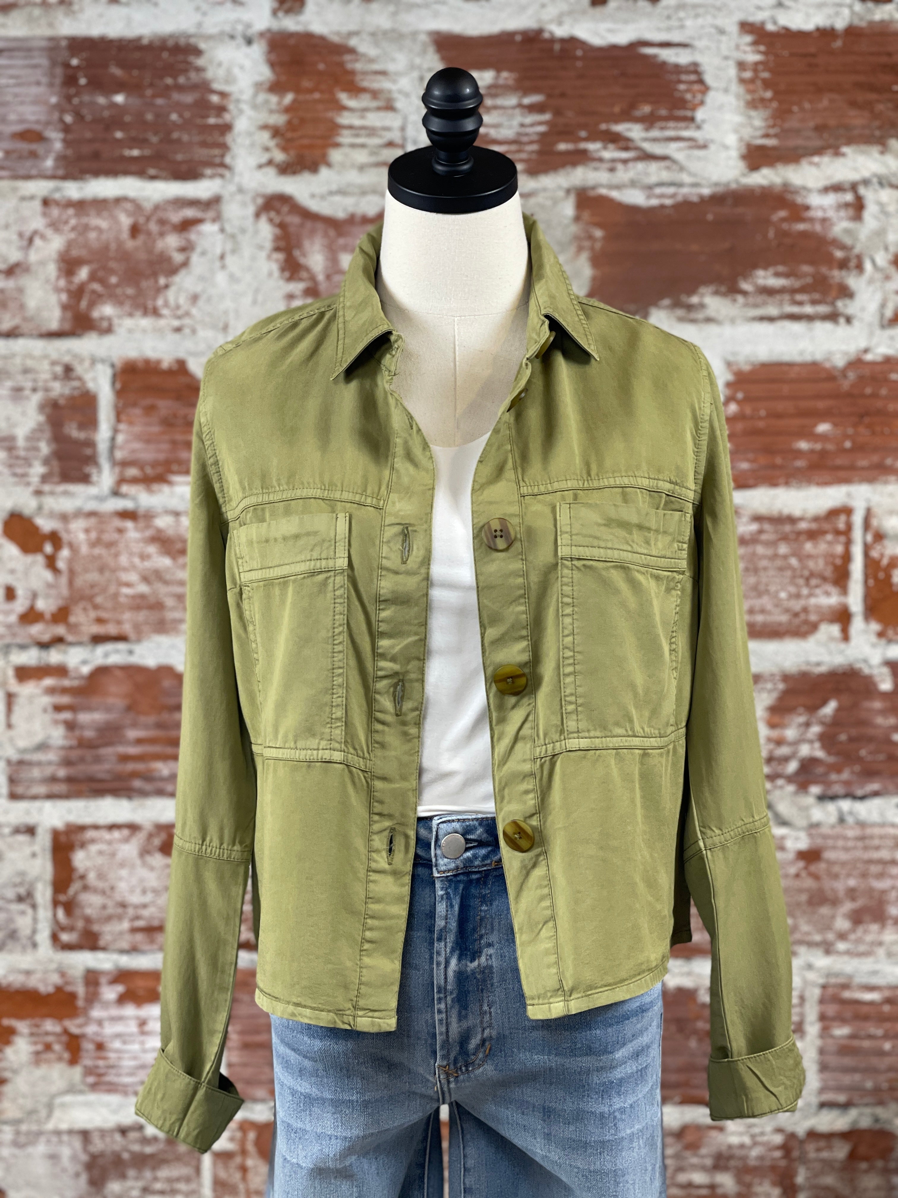 Kut Zinnia Jacket in Limeade-141 Outerwear Coats & Jackets-Little Bird Boutique