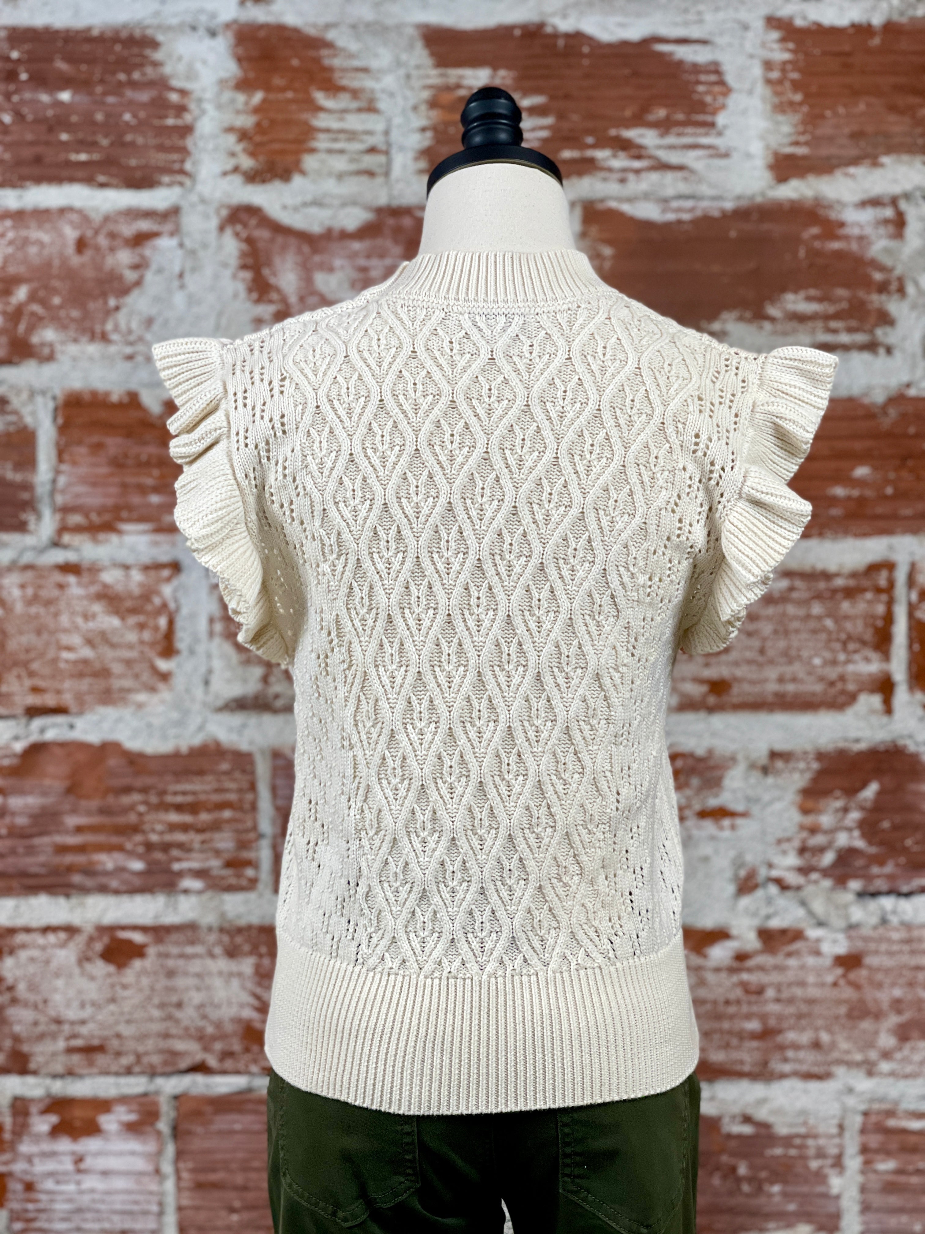 Another Love Mona Sweater in Vintage Cream-132 - Sweaters S/S (Jan - June)-Little Bird Boutique