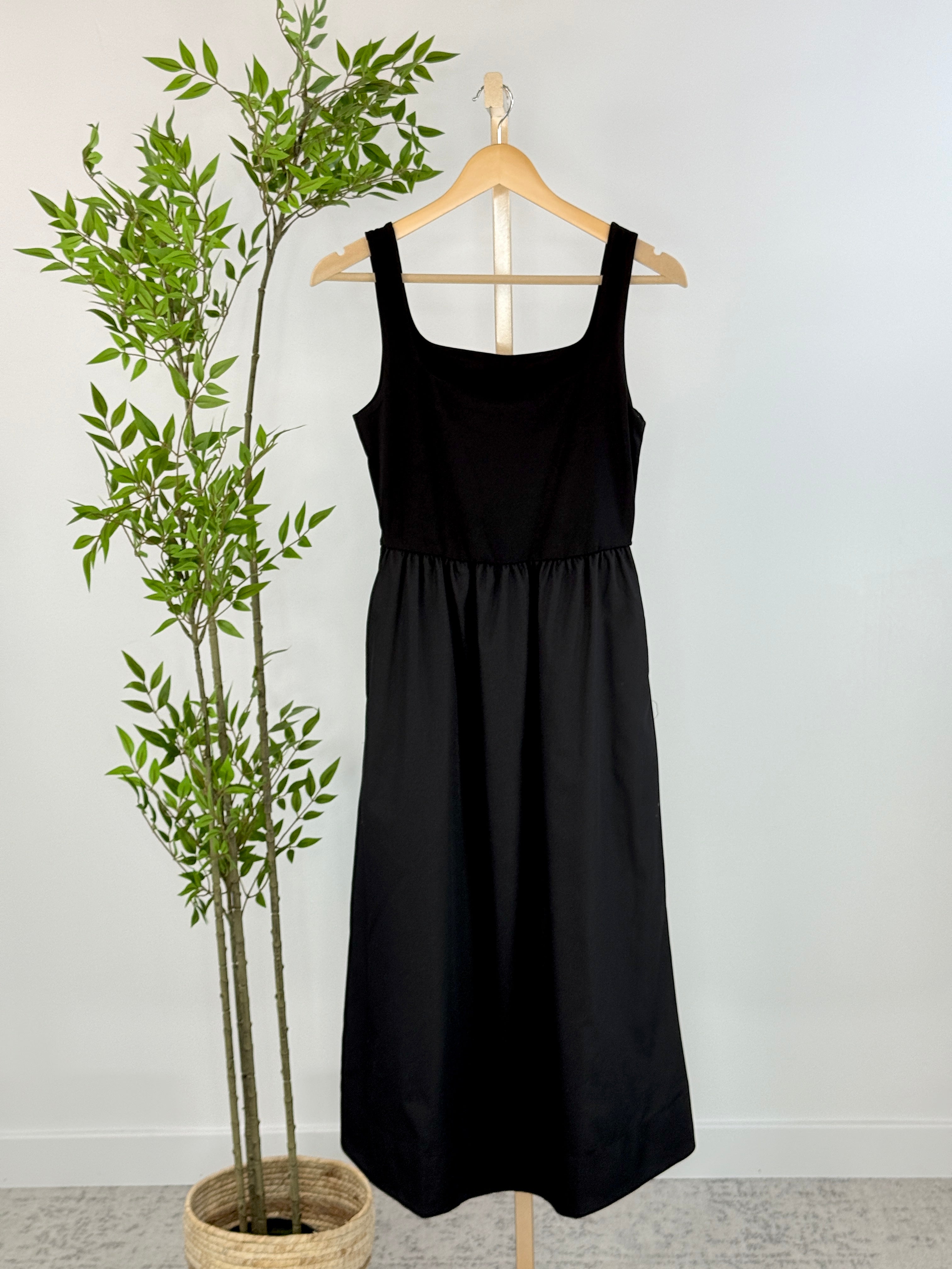 mixed fabric midi dress Maurices Women's Bare Mixed Fabric Midi Dress Blue Size X Large