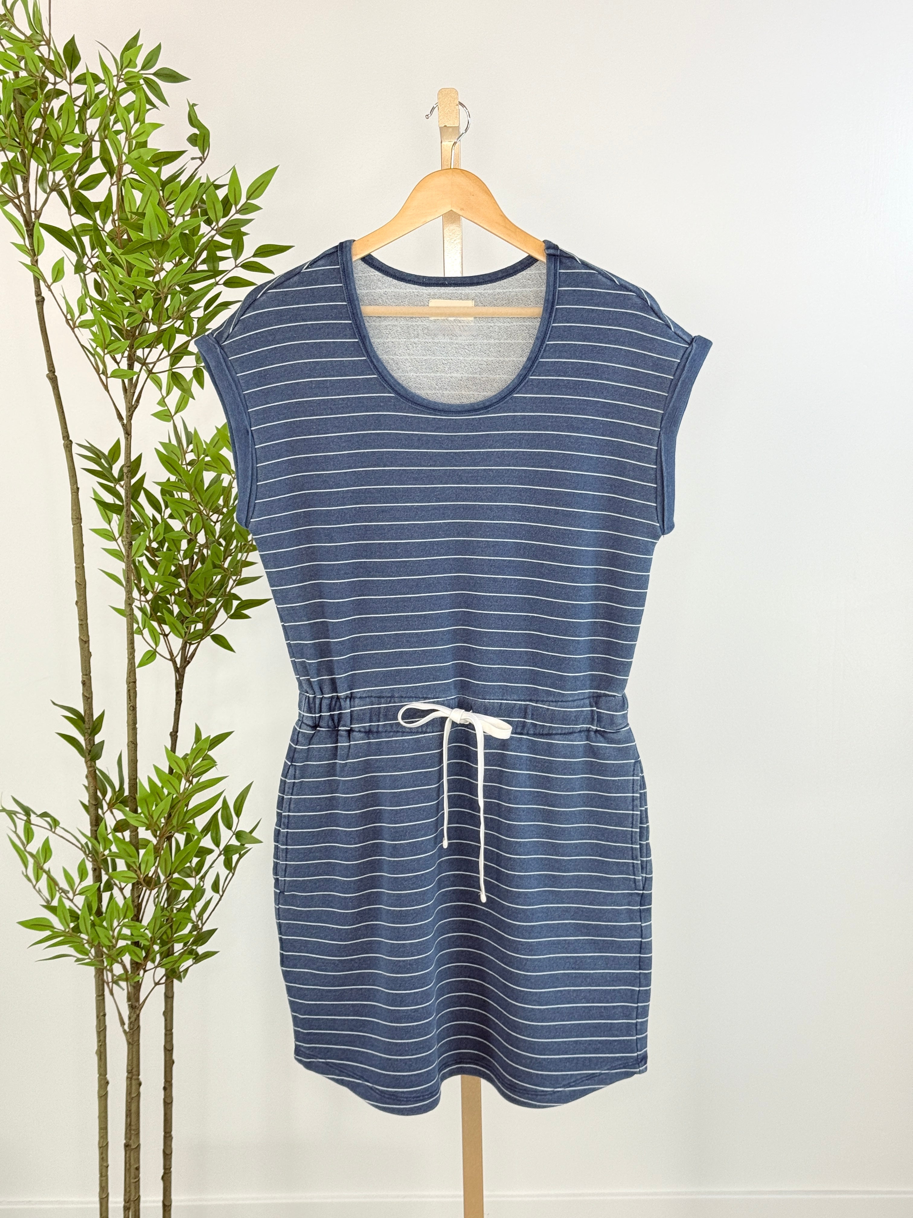 Gardenia Dress (Thread & Supply) DENIM BLUE / LARGE