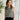 Sanctuary Crochet Shell in Chalk and Black Stripe-132 - Sweaters S/S (Dec - May)-Little Bird Boutique