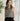 Sanctuary Crochet Shell in Chalk and Black Stripe-132 - Sweaters S/S (Dec - May)-Little Bird Boutique