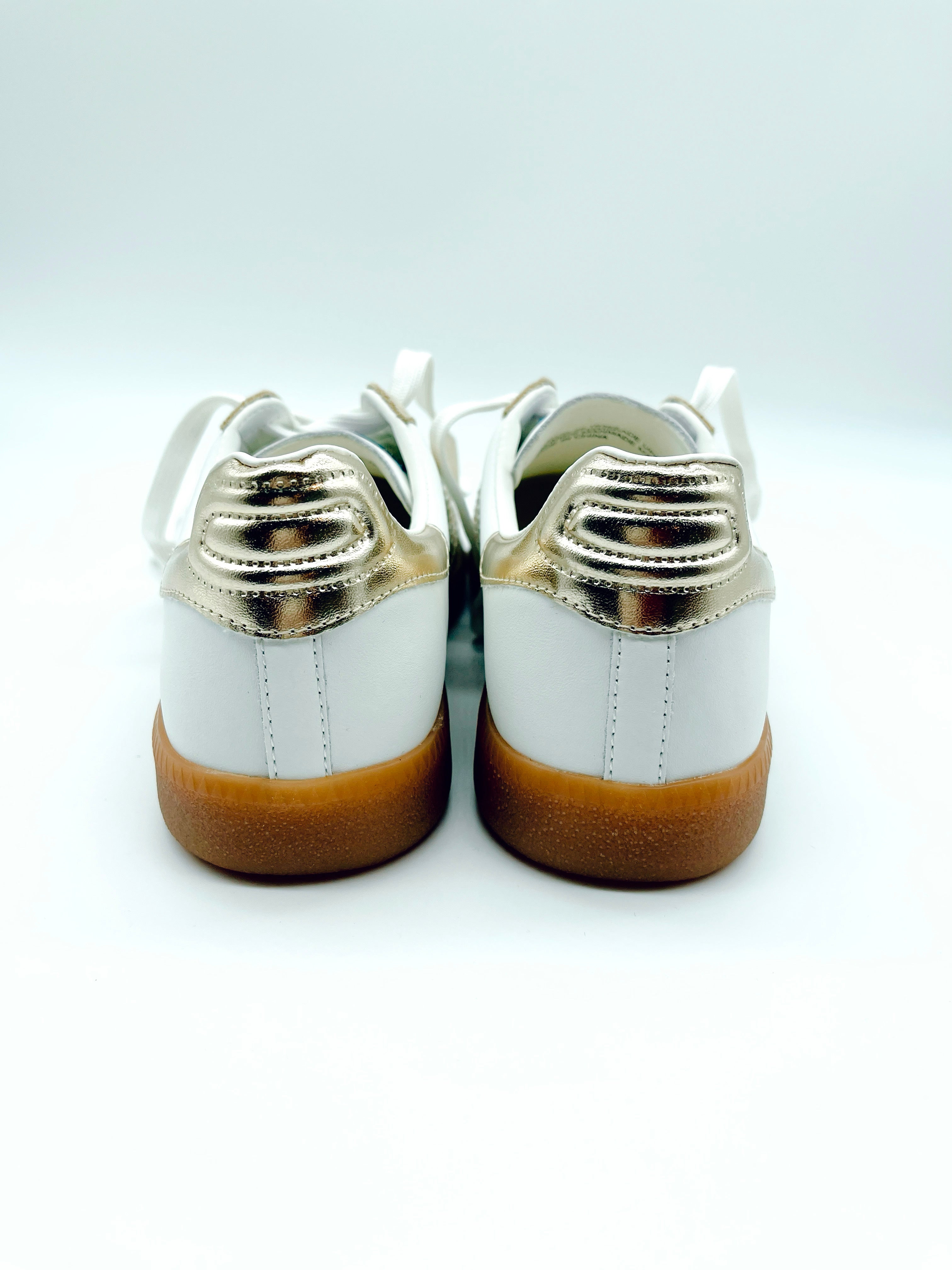 Back 70 Cloud Sneakers in Off White, Beige and Gold-312 Shoes-Little Bird Boutique