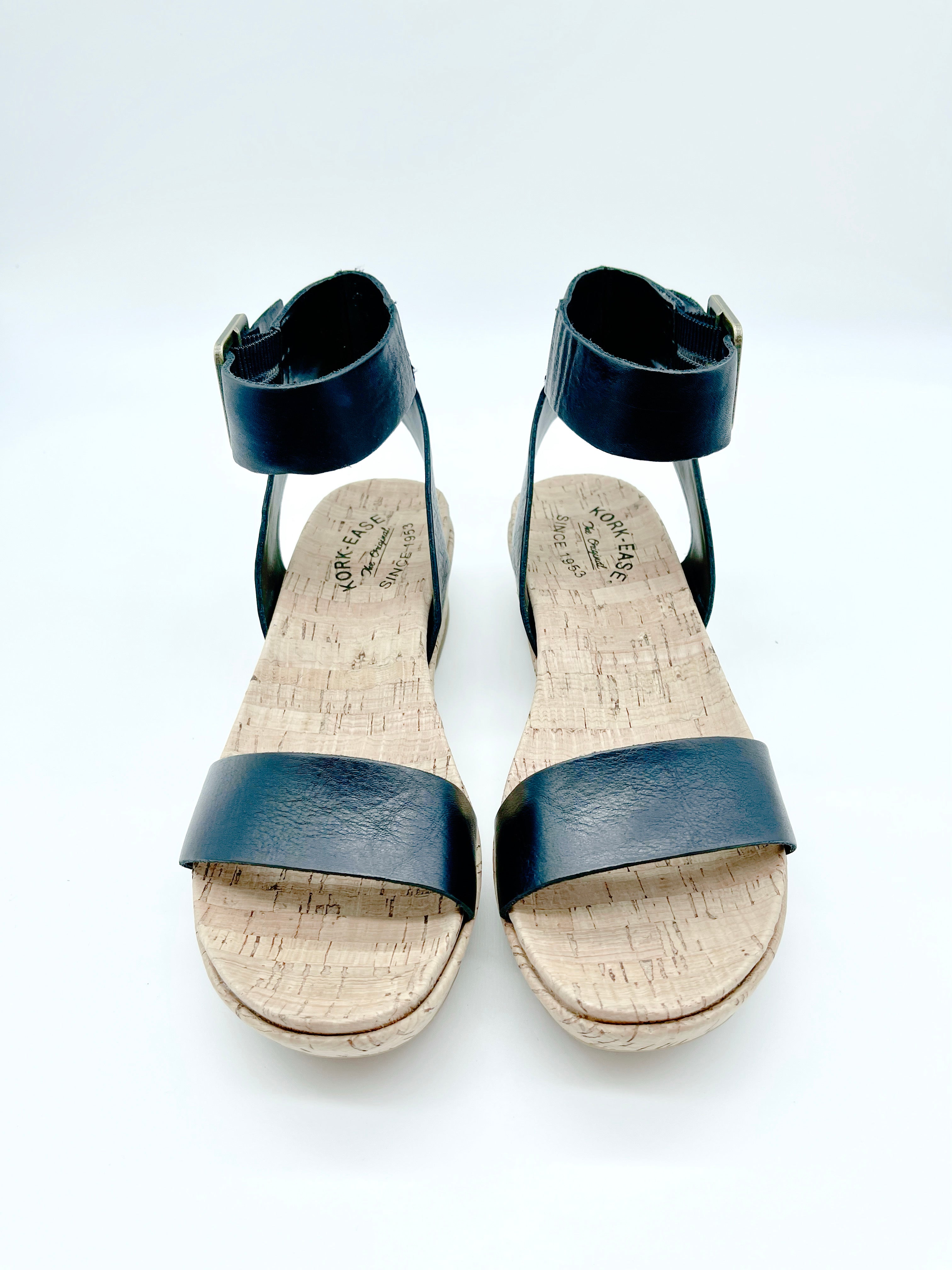 Kork-Ease Mullica Sandals in Black-312 Shoes-Little Bird Boutique