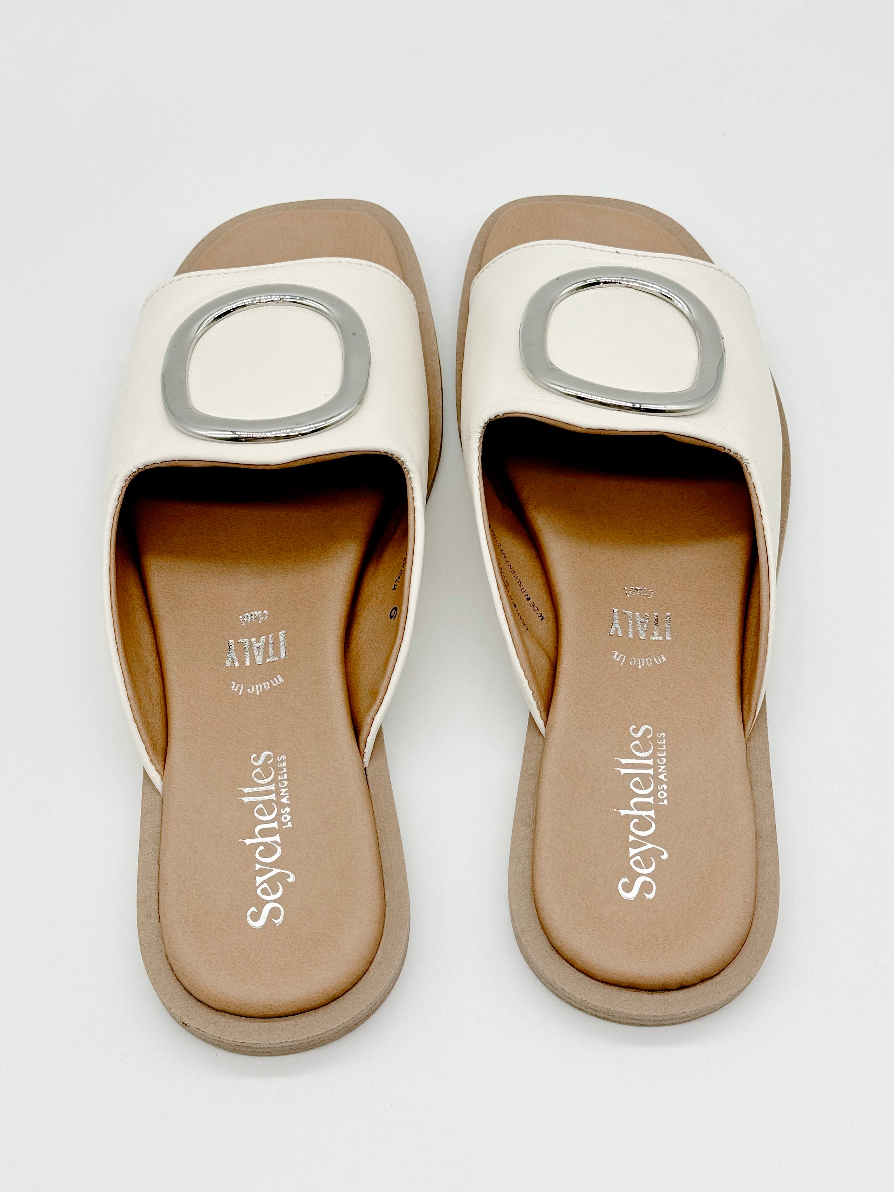 Seychelles End of Time Sandals in Off White Leather-312 Shoes-Little Bird Boutique