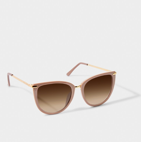 Katie Loxton Sardinia Sunglasses in Mink-311 Fashion Accessories-Little Bird Boutique