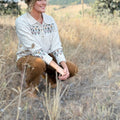 Flora Sweater in Oatmeal-131 - Sweaters F/W (June - Nov)-Little Bird Boutique