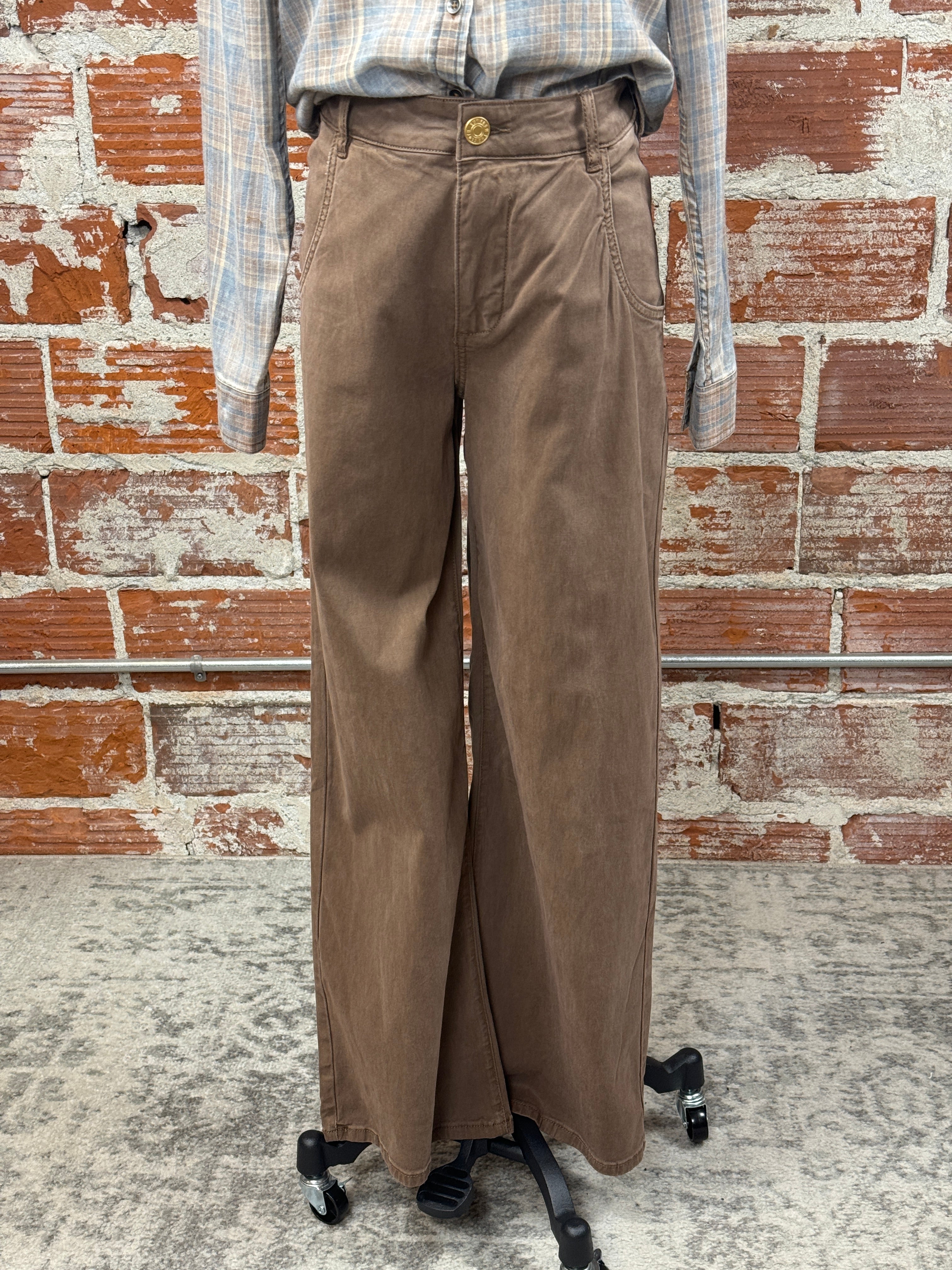 Kut from the Kloth Meg Wide Leg Jeans in Fudge-220 Pants-Little Bird Boutique