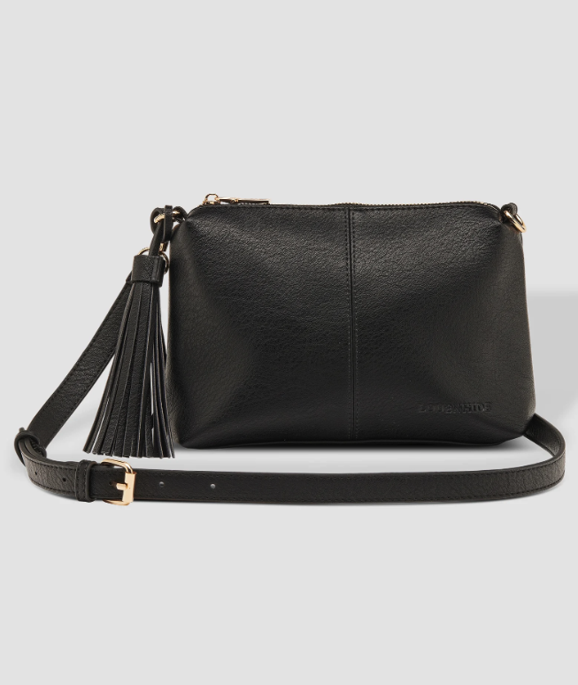 Louenhide Baby Daisy Crossbody Bag in Black-342 - Crossbody & Fanny Bags-Little Bird Boutique