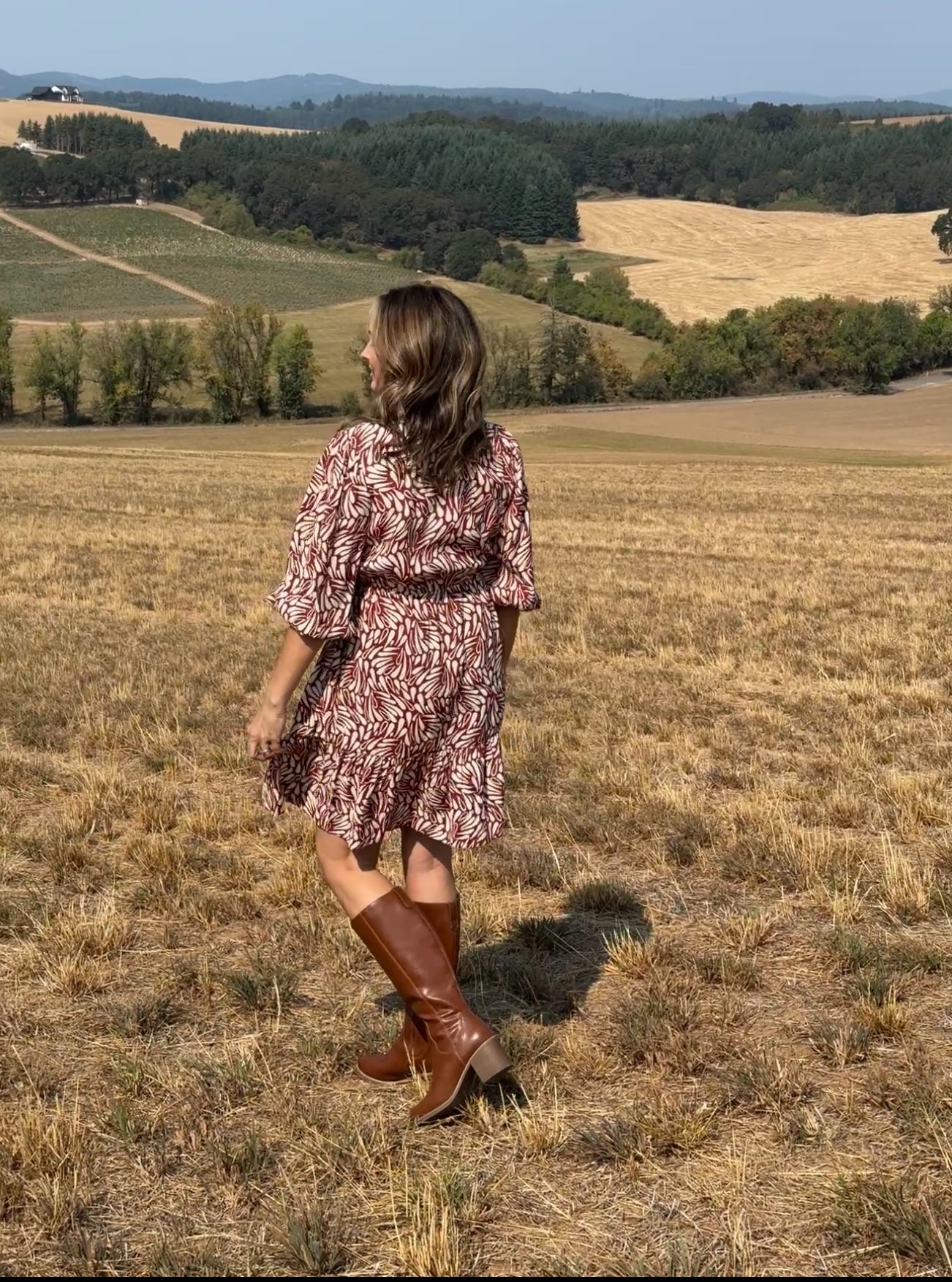 Jak and Rae Nichola Dress in Bordeaux-151 Dresses - Short-Little Bird Boutique