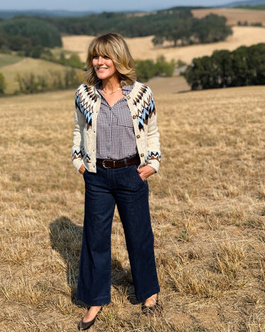 OAT NYC Denim Trouser in Raw Rinse Wash-210 Denim-Little Bird Boutique