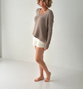Flag and Anthem Pixley Short in Cream-232 Shorts-Little Bird Boutique