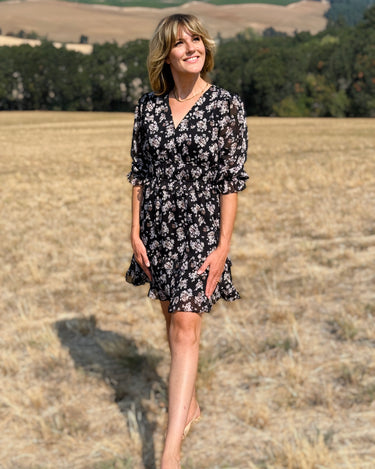 Andrea Dress in Black-151 Dresses - Short-Little Bird Boutique