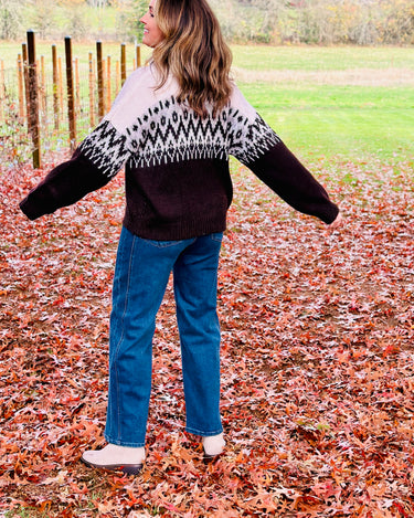 Aspen Trail Zipper Sweater-131 - Sweaters F/W (June - Nov)-Little Bird Boutique