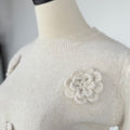 Roslyn Sweater in Off-White-131 - Sweaters F/W (June - Nov)-Little Bird Boutique