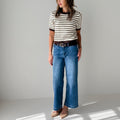 Oat New York Wide Leg Denim in Billie Wash-210 Denim-Little Bird Boutique