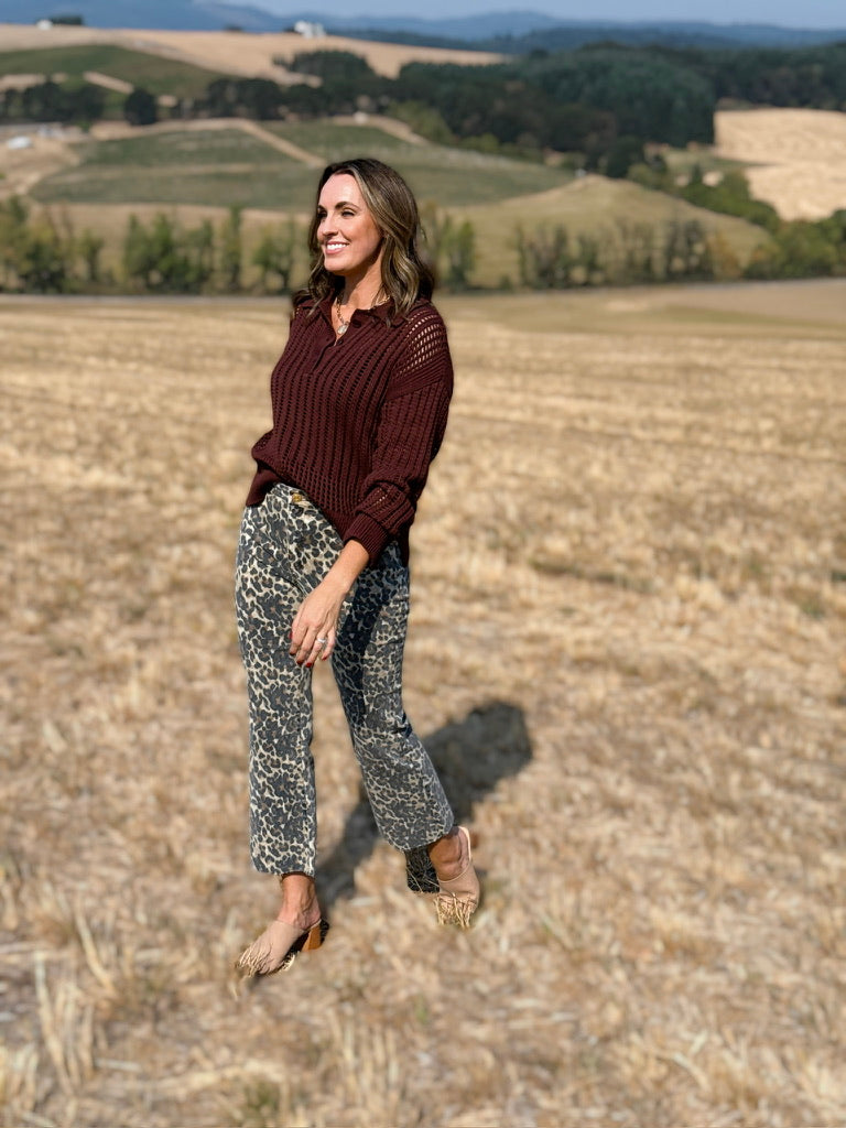 Kut from the Kloth Kelsey Jeans in Leopard Print-210 Denim-Little Bird Boutique