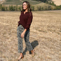 Kut from the Kloth Kelsey Jeans in Leopard Print-210 Denim-Little Bird Boutique