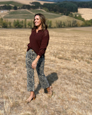 Kut from the Kloth Kelsey Jeans in Leopard Print-210 Denim-Little Bird Boutique
