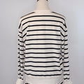 Z Supply Stand Out Striped Sweatshirt in Crystal and Black-142 Sweatshirts & Hoodies-Little Bird Boutique