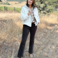 OAT NYC Jacket with Removeable Hood in Creme-141 Outerwear Coats & Jackets-Little Bird Boutique