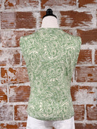 Sanctuary Mosaic Draped Tank-122 - Jersey Tops S/S (Dec - May)-Little Bird Boutique