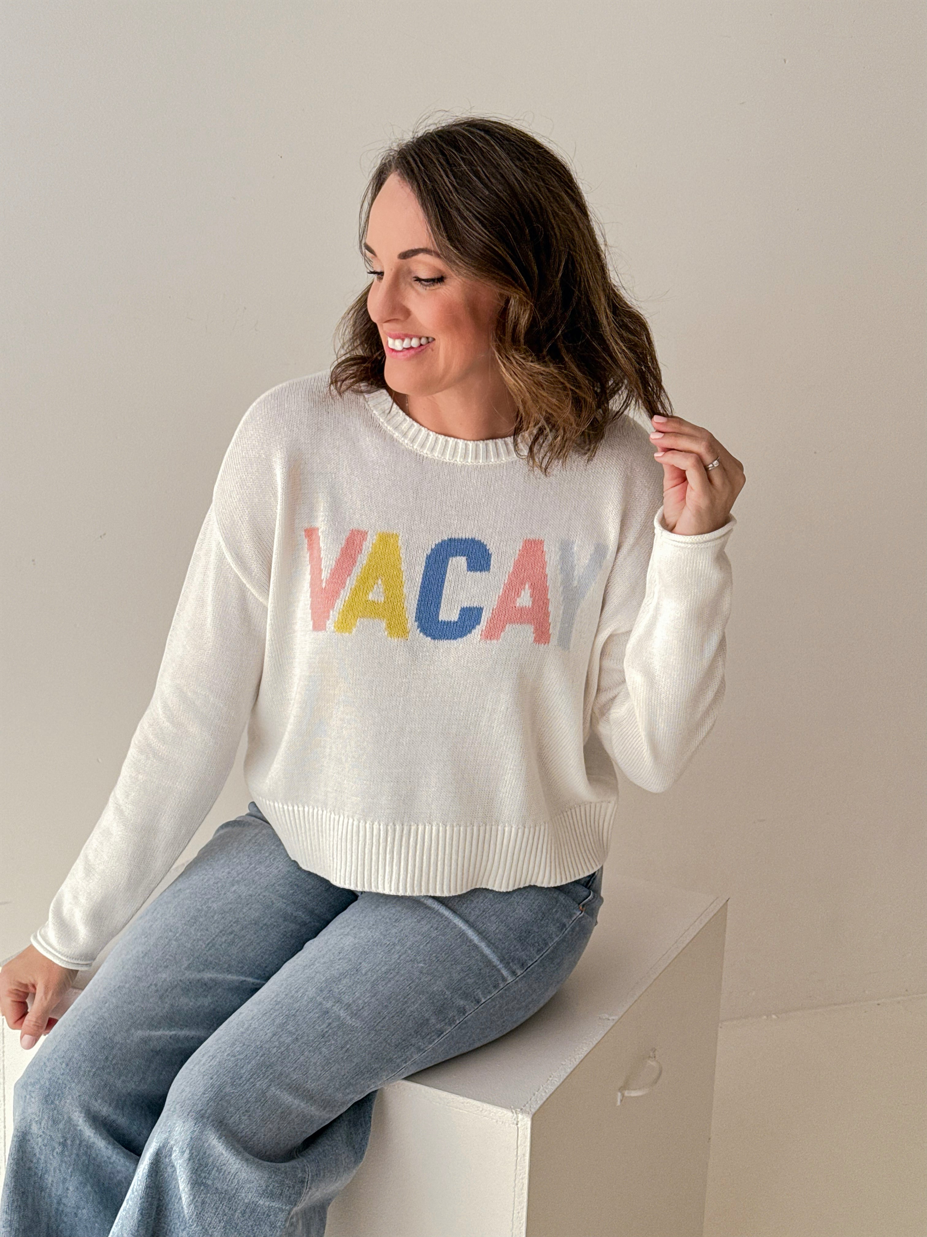 Vacay sweater outlet