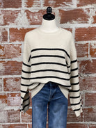 Sanctuary Warmer Days Crew Sweater in Toasted Almond-131 - Sweaters F/W (June - Nov)-Little Bird Boutique