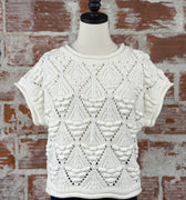 Jak & Rae Darlita Sweater in Natural-132 - Sweaters S/S (Dec - May)-Little Bird Boutique