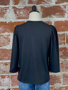 Another Love Zada Top in Black-121 - Jersey Tops F/W (June - Nov)-Little Bird Boutique