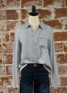 Thread and Supply Shay Shirt in June Wash-112 - Woven Top S/S (Dec - May)-Little Bird Boutique