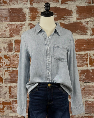 Thread and Supply Shay Shirt in June Wash-112 - Woven Top S/S (Dec - May)-Little Bird Boutique