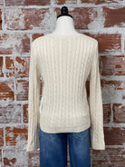 Another Love Lupe Sweater in Vintage Cream-131 - Sweaters F/W (June - Nov)-Little Bird Boutique