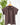 Geometric Diamond Top in Brown/Navy