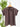 Geometric Diamond Top in Brown/Navy