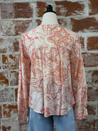 Katherine Top in Pink Floral-112 - Woven Top S/S (Dec - May)-Little Bird Boutique