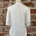 Sanctuary Mixed Media Tee in White-122 - Jersey Tops S/S (Dec - May)-Little Bird Boutique