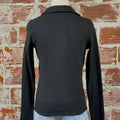 Sanctuary Day Dreamer Knit Shirt in Black-122 - Jersey Tops S/S (Dec - May)-Little Bird Boutique