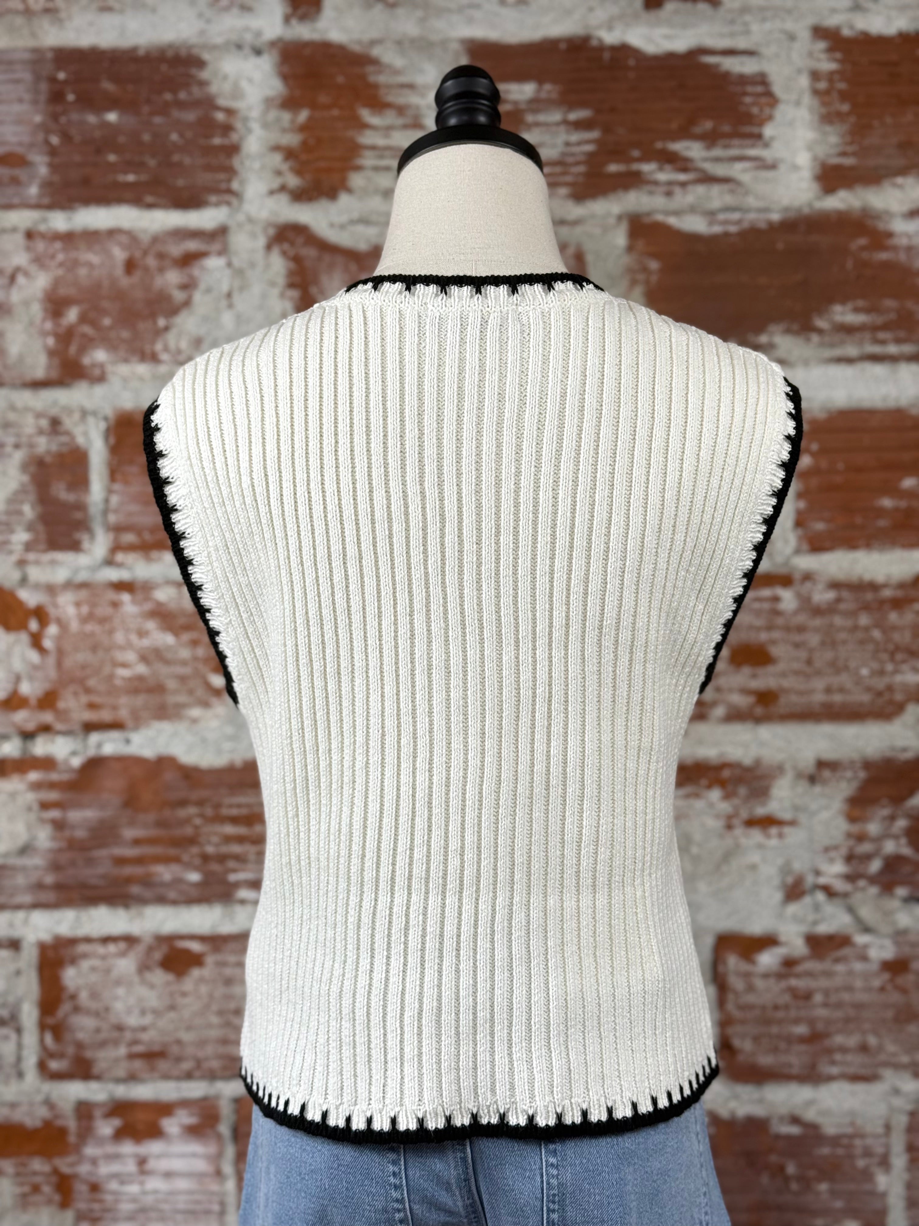 Everette Sweater in Ivory-132 - Sweaters S/S (Dec - May)-Little Bird Boutique