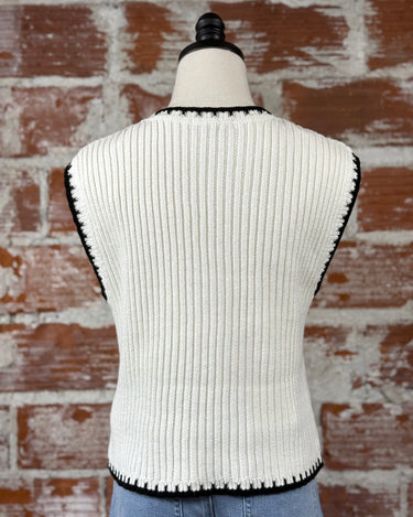 Everette Sweater in Ivory-132 - Sweaters S/S (Dec - May)-Little Bird Boutique