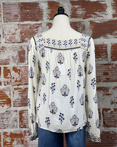 Flag and Anthem Sumner Blouse in Cream Multi-111 - Woven Top F/W (June- Nov)-Little Bird Boutique