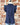 Carley Top in Navy-112 - Woven Top S/S (Dec - May)-Little Bird Boutique