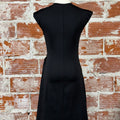 Little Black Knotted Dress-151 Dresses - Short-Little Bird Boutique