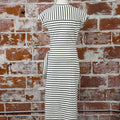Joy Knot Dress in Navy Stripe-151 Dresses - Short-Little Bird Boutique