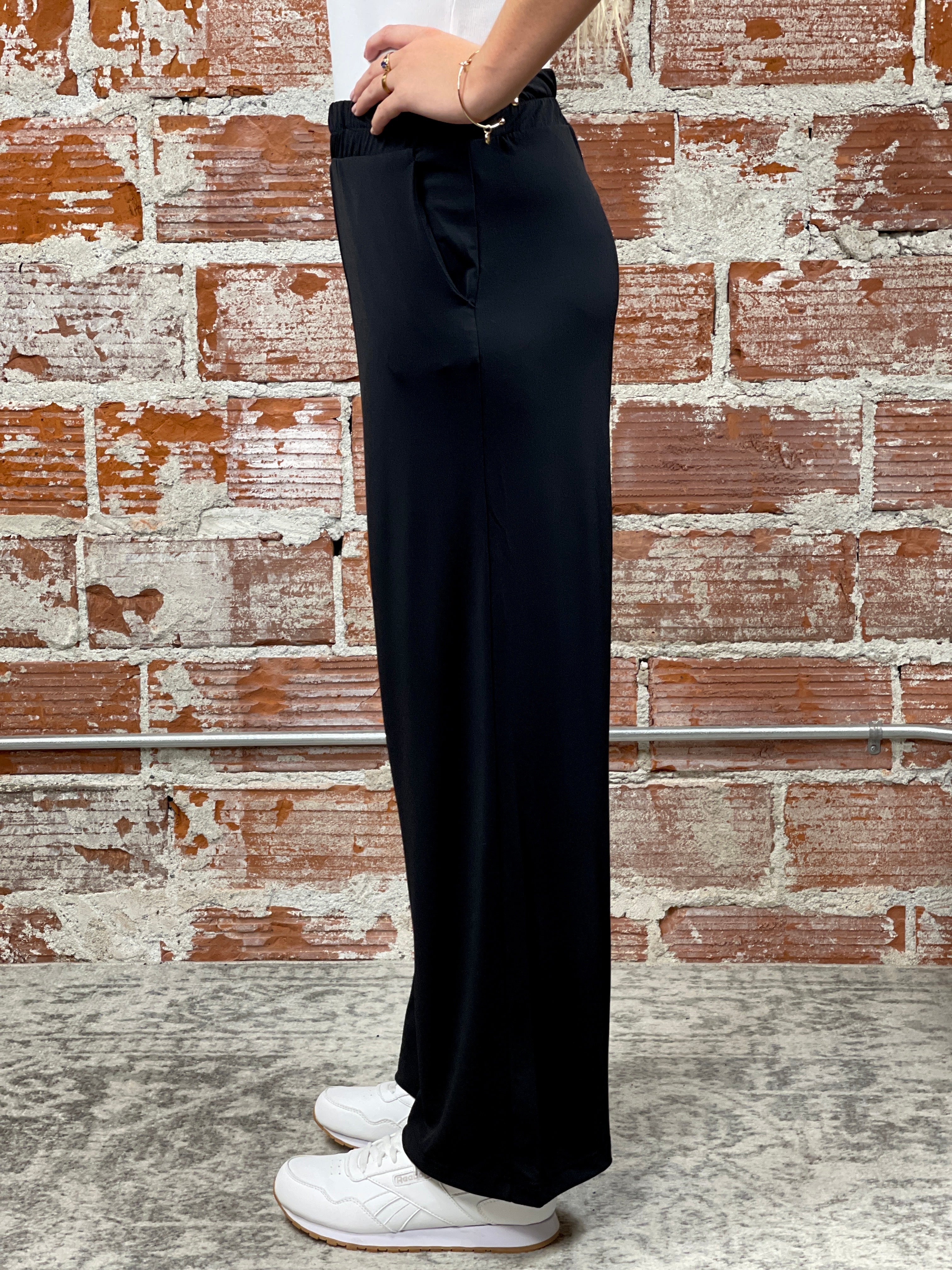 Lima Pants in Black-220 Pants-Little Bird Boutique