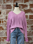 Thread and Supply Harriet Sweater in Lavender-132 - Sweaters S/S (Dec - May)-Little Bird Boutique